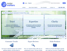 Tablet Screenshot of motormatters.biz
